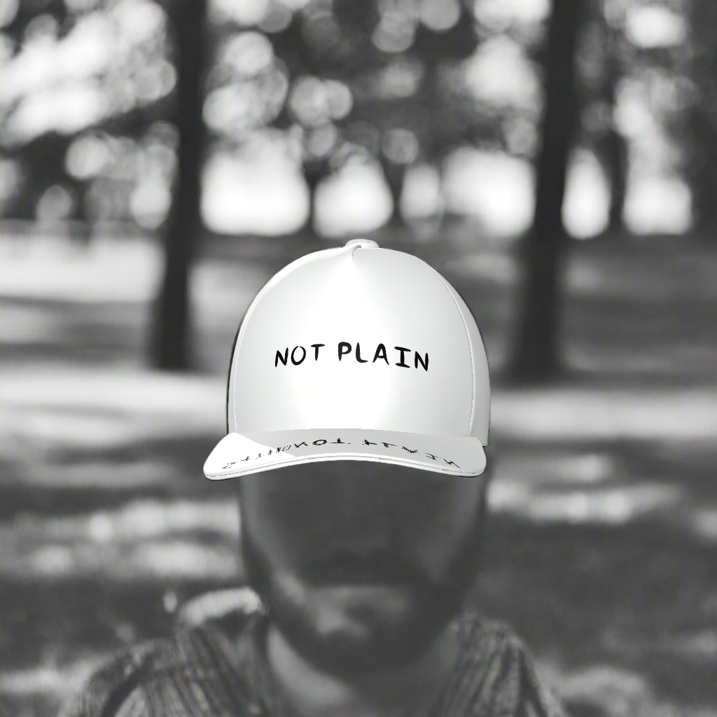 NOT PLAIN BASEBALL CAP