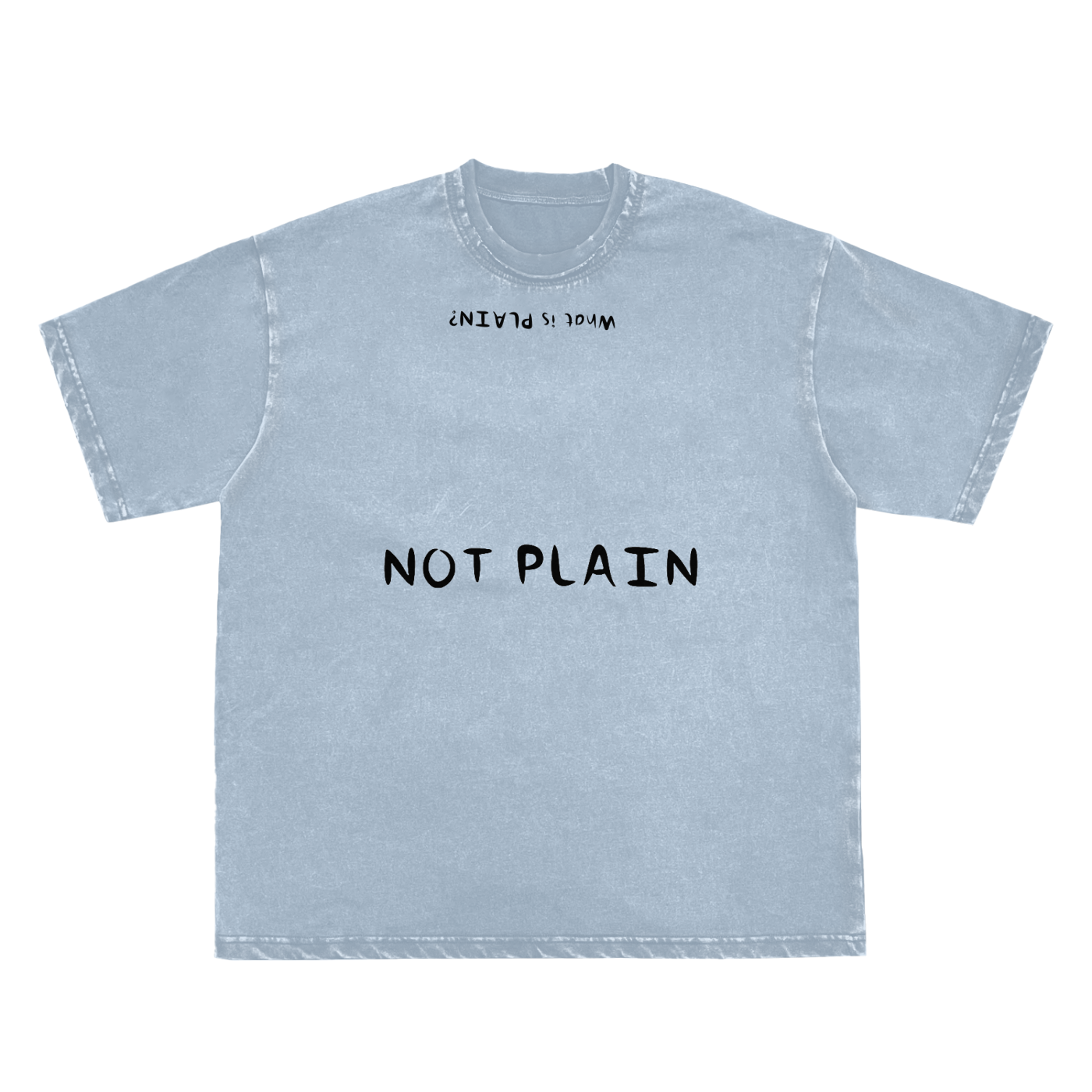 NOT NORMAL NOT PLAIN Scattered Edge Frayed Vintage Washed T-Shirt - 250 GSM