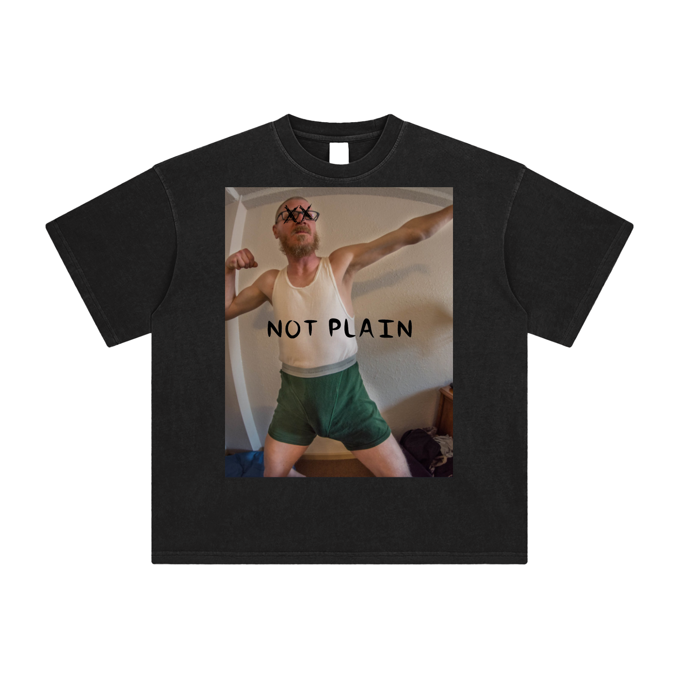 NOT PLAIN SUPERMAN  Washed T-Shirt