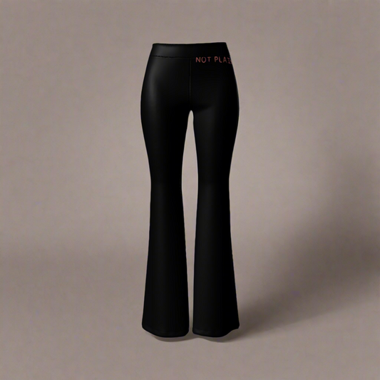 NOT PLAIN BLACK Women's High Waisted Pants