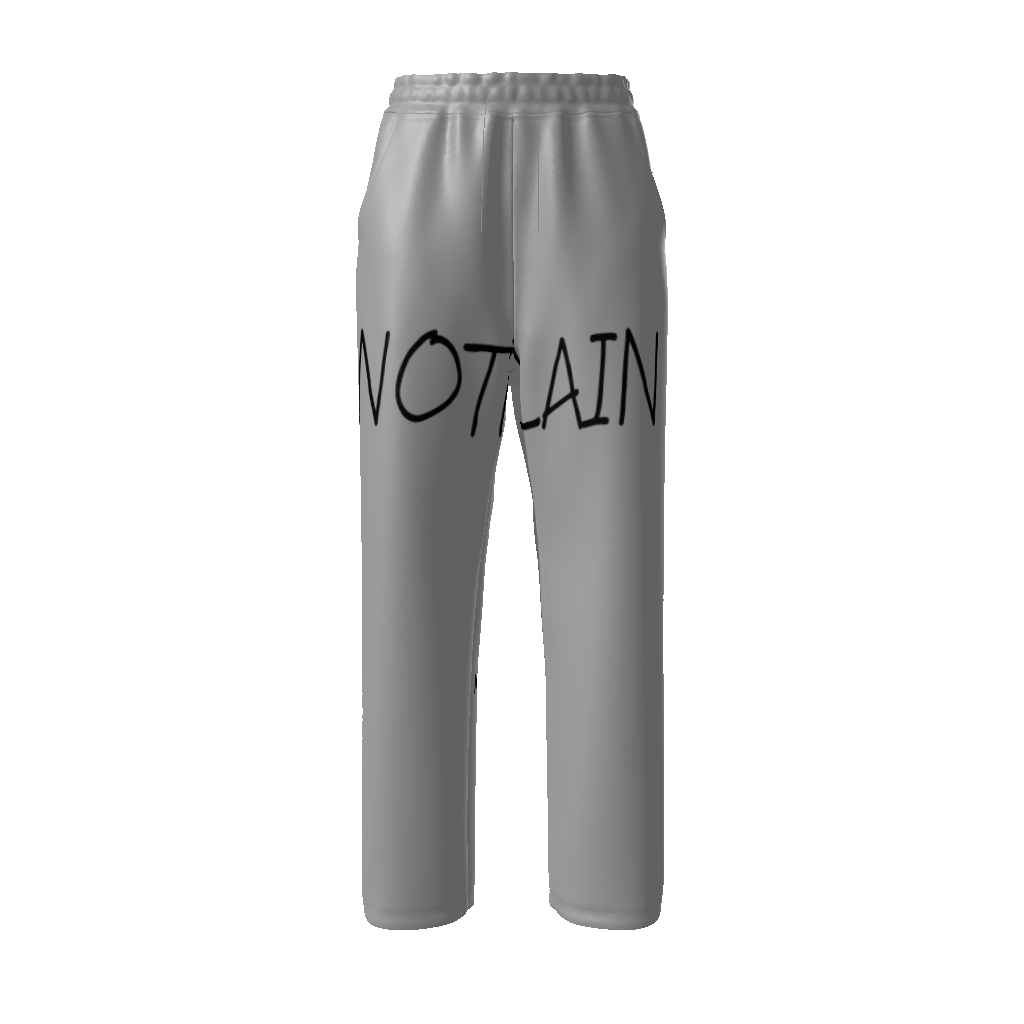 NOT PLAIN NOT NORMAL  Unisex Straight Leg Pants